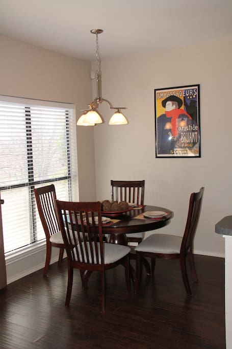 Dining area with Creek View