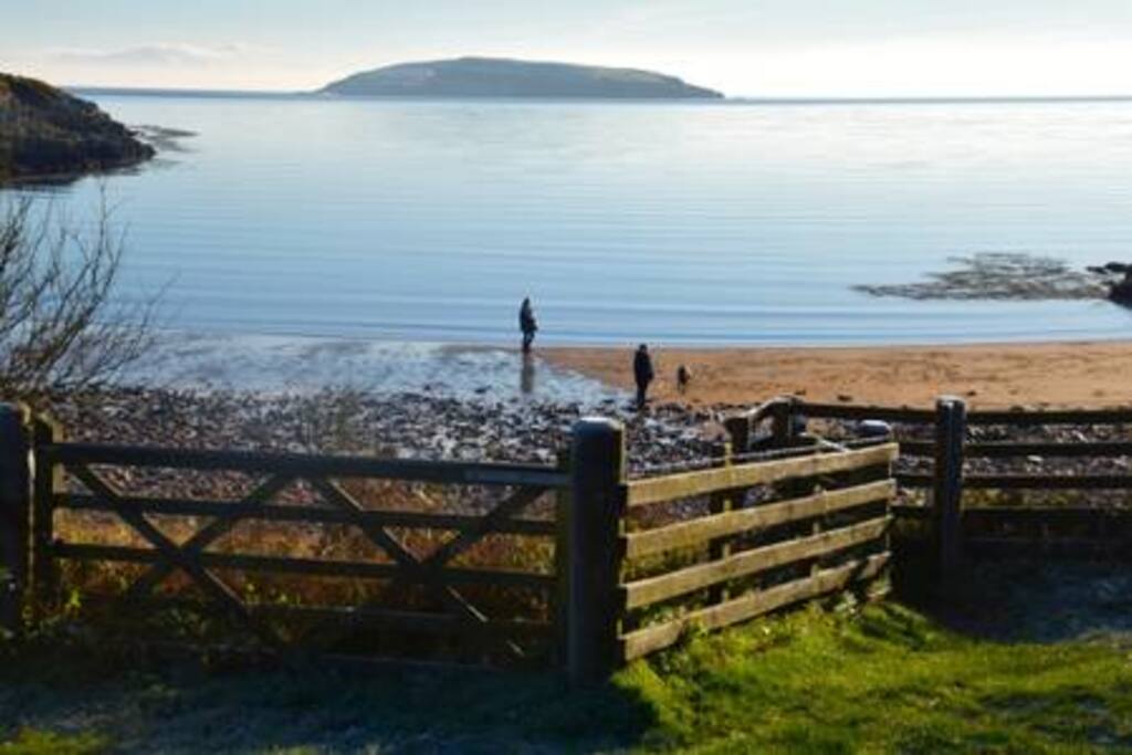 Sandy beach ten minutes from cottage