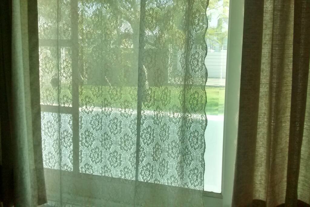 Vista hacia el jardín