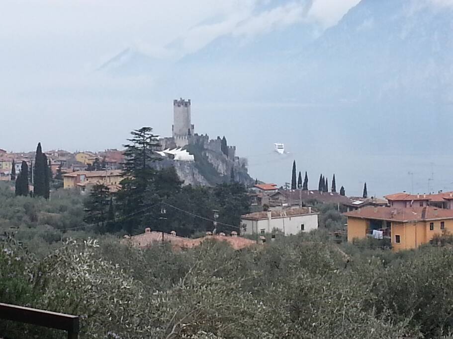 Veduta dal balcone
