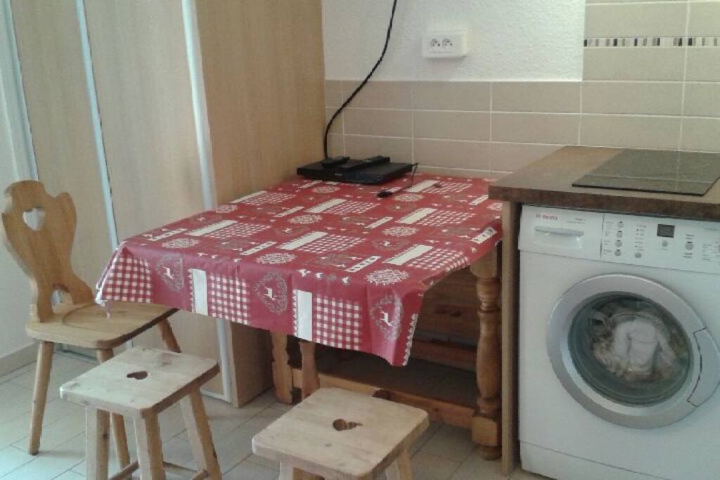 coin repas avec table extensible