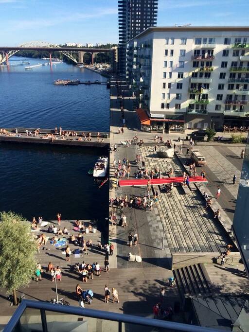 Årstaviken, 5 minutes from the apartment