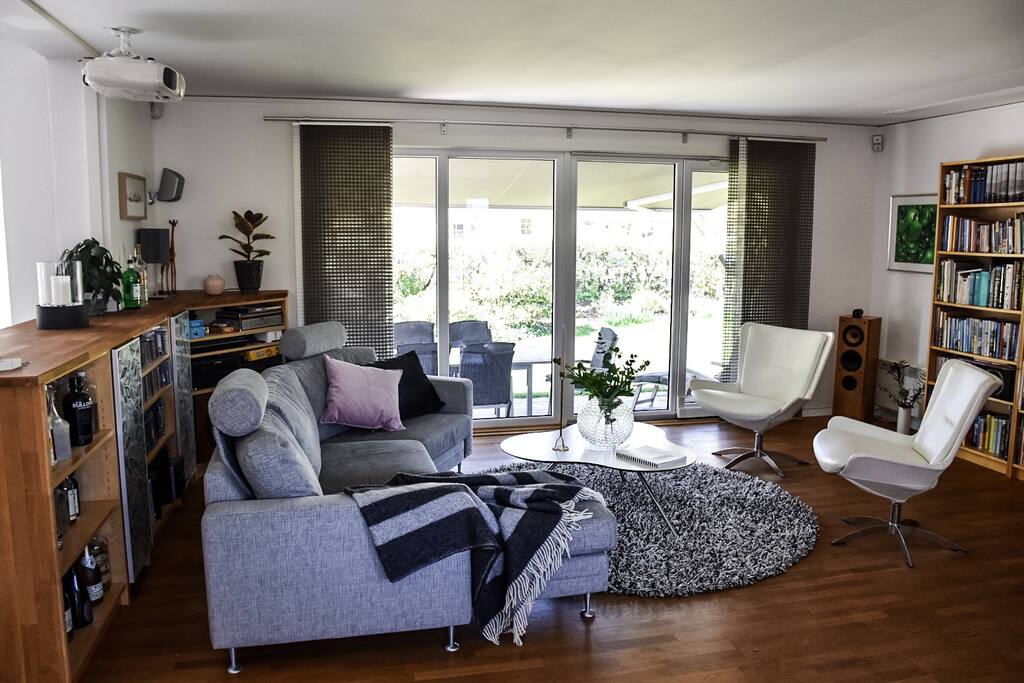 Living room with access to patio 1