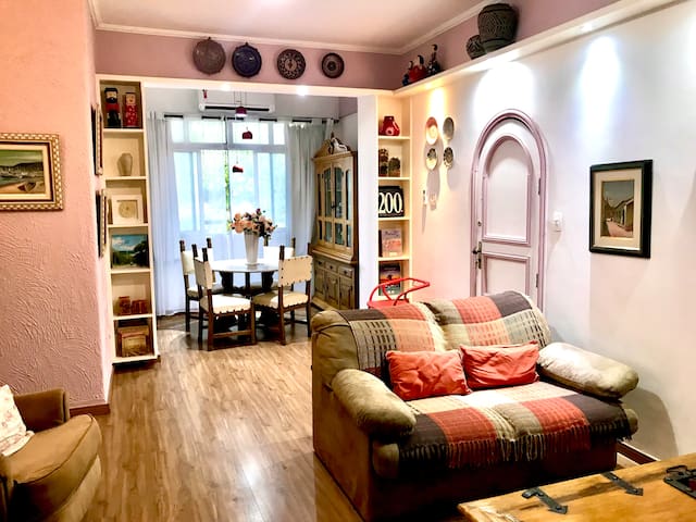 3 bedrooms All W/ AC , close beach, family style.