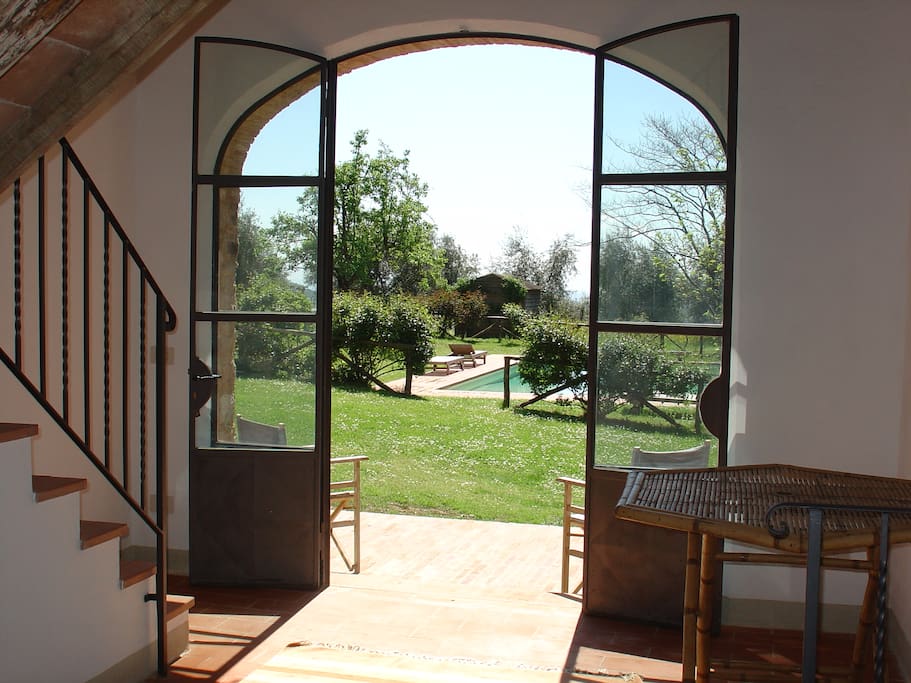 A view from the entrance