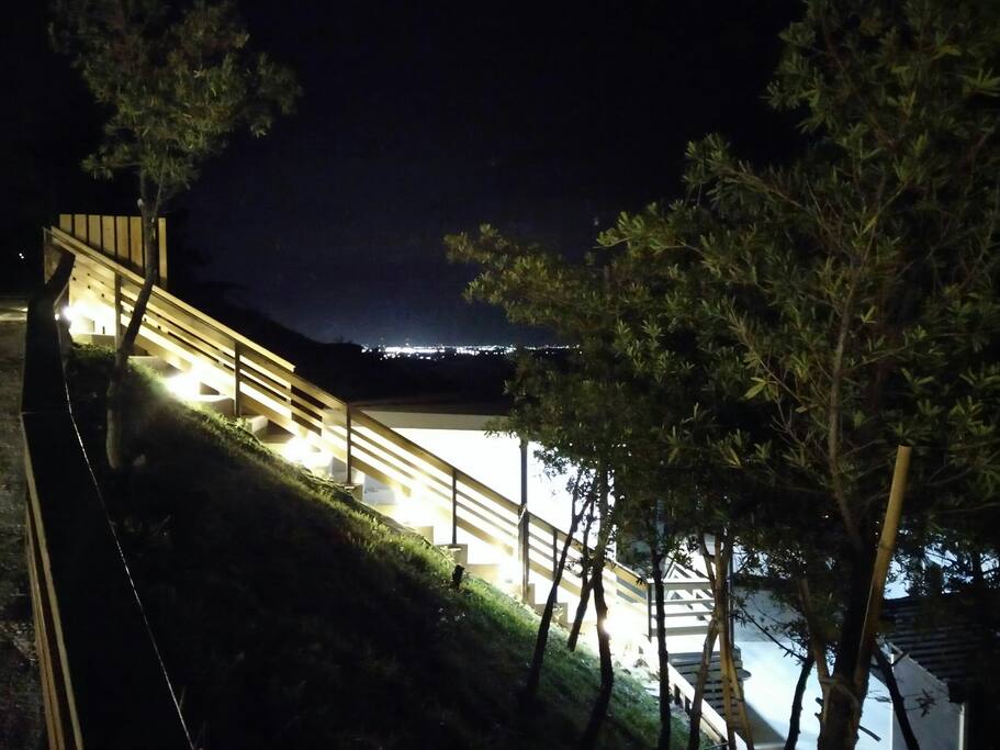 海道階梯步道夜拍