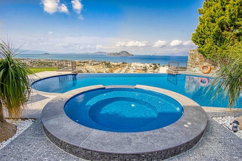★ VİLLA FREEDOM 6 room villa,private pool,sauna
