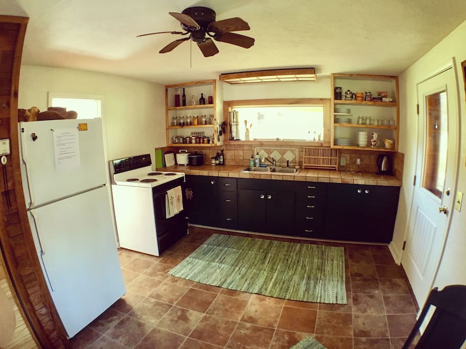 Kitchen with plenty of room to cook and eat. (dinning area not pictured)