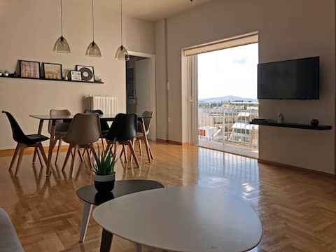 Popular Airbnb listing: Acropolis View Penthouse N in ΠΛΑΣΤΗΡΑ