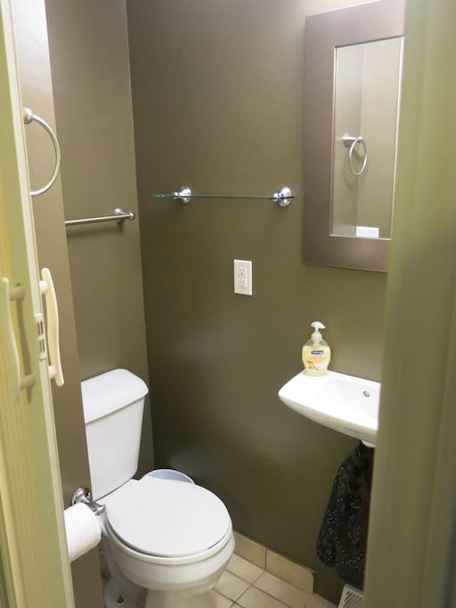 Small private bath