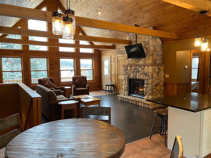Slopeside Ski Chalet The Wyndham Cabins for Rent in Malone, New