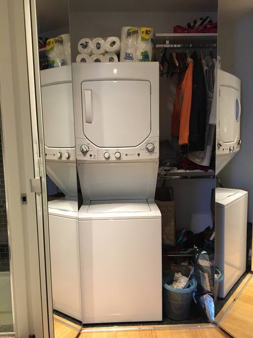 Laundry and Dryer inside the unit!