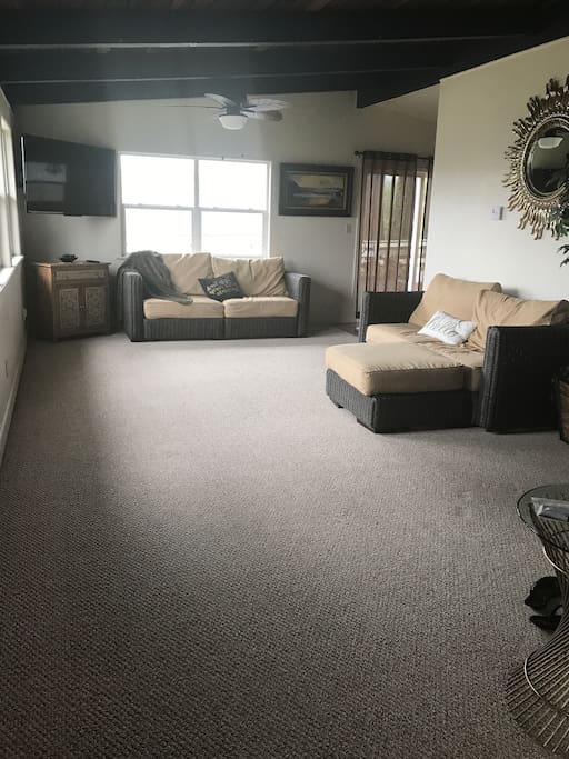 This arrangement seems to change often but same furniture is used.