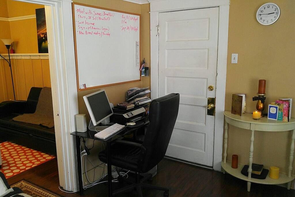 Front door / Desk Area