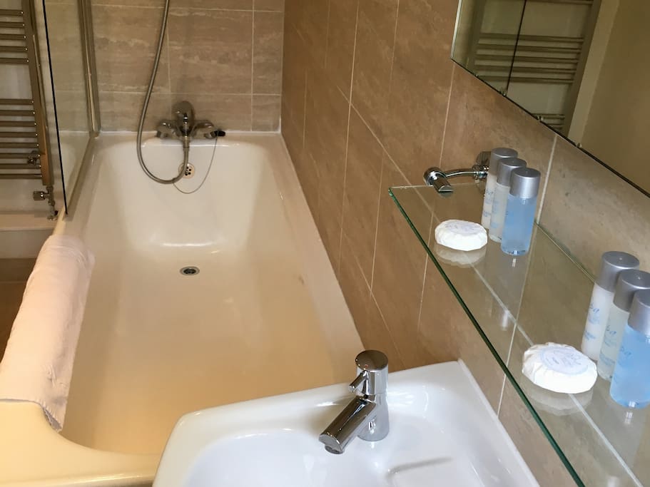 Shower over bath