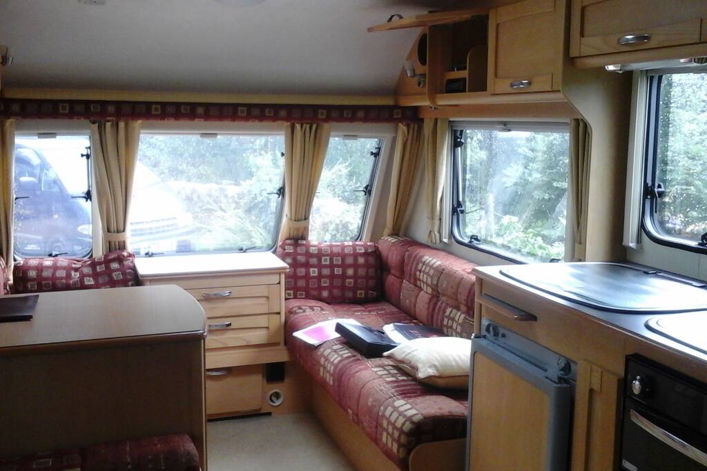 Living area, which can make up to double bed or 2 singles.