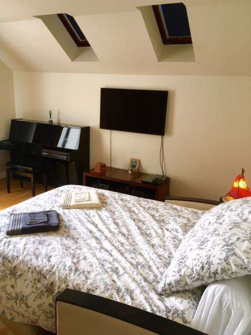 Salon avec TV / Living room with TV