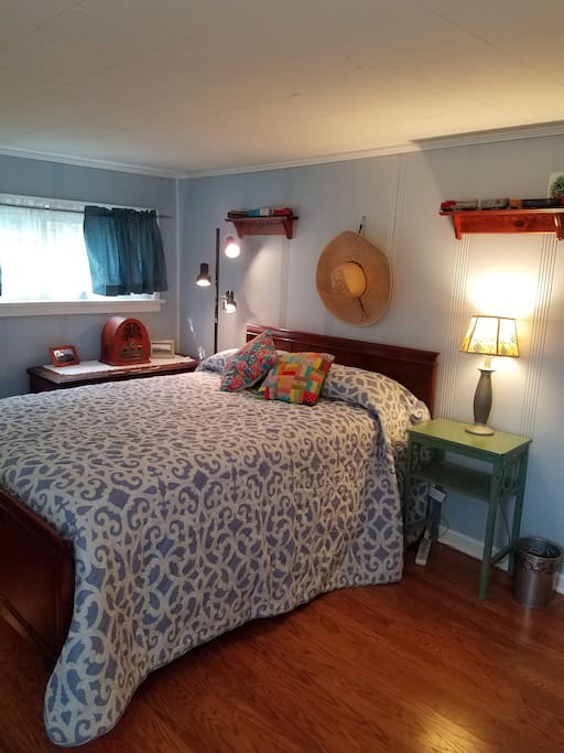 Blue bedroom