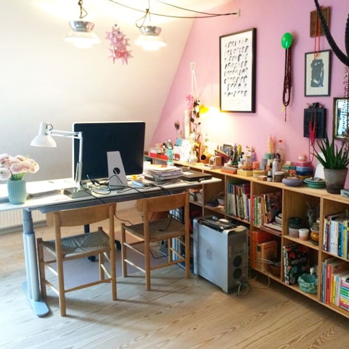 Upstairs working room