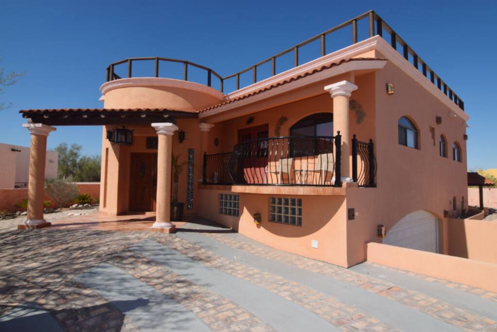 San Felipe Dorado Mountain side Casa Fiesta side of the House