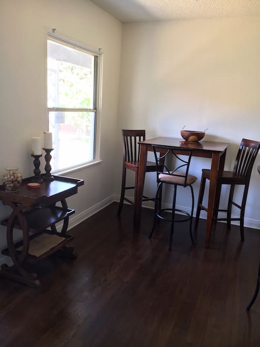 Good sized dining area