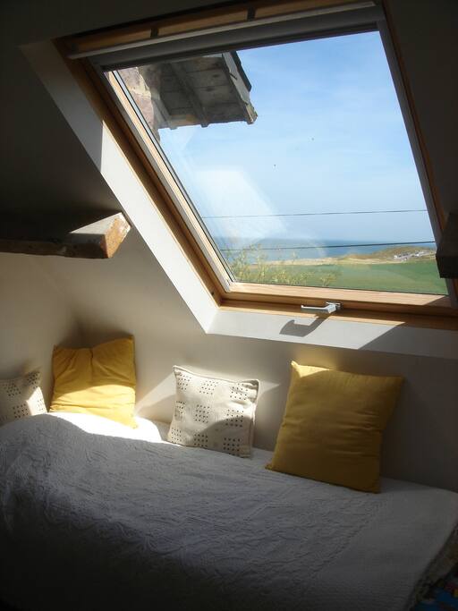 Chambre 1 lit simple vue mer