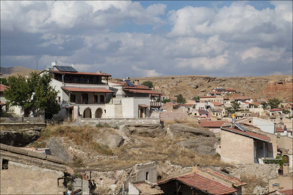 View of the house (it's on the right)