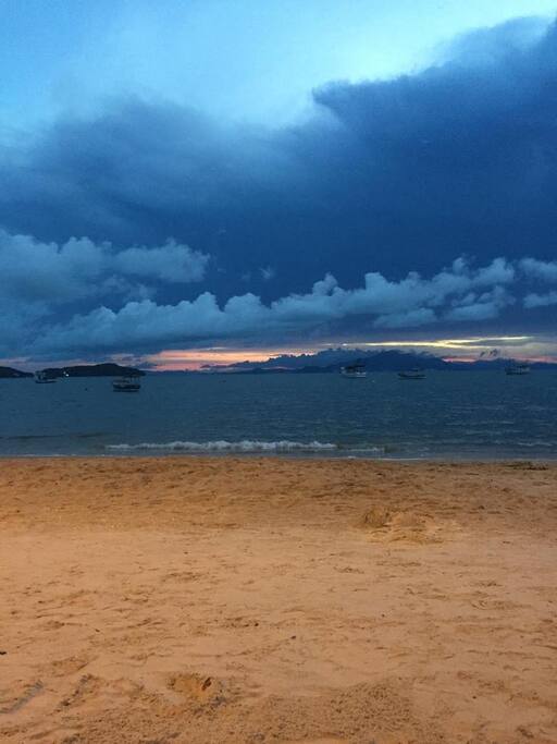 Final de tarde - vista da varanda