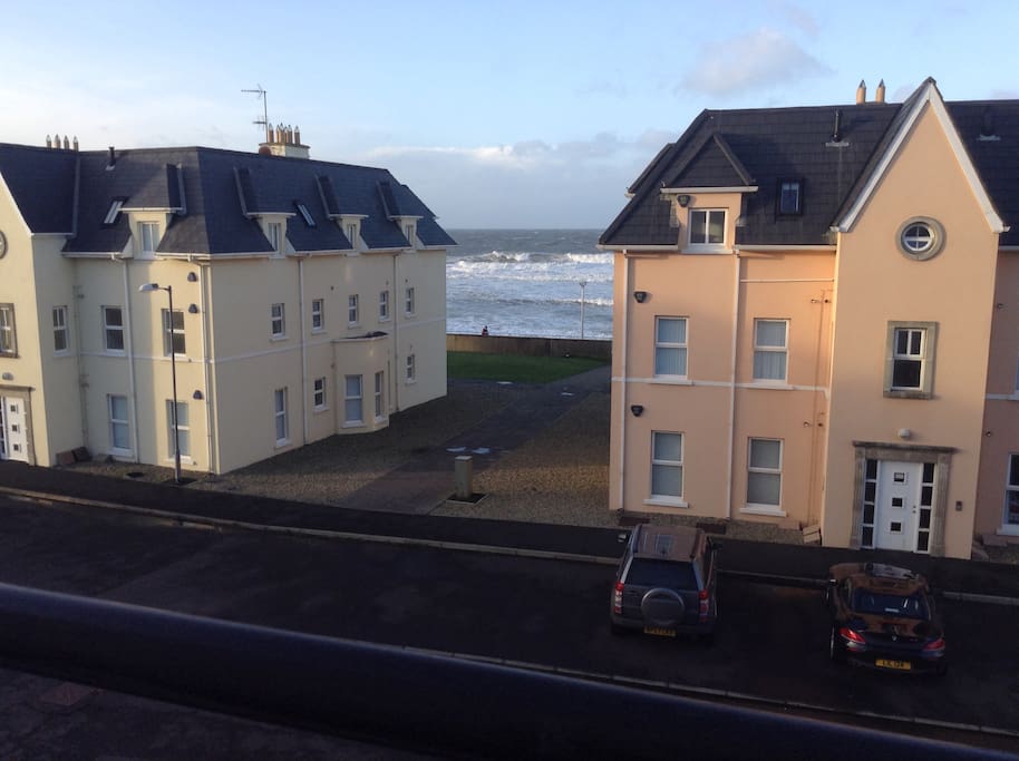 view from balcony