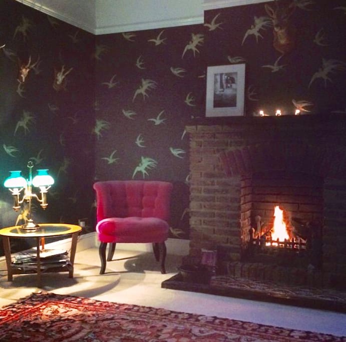 Living room - open fire
