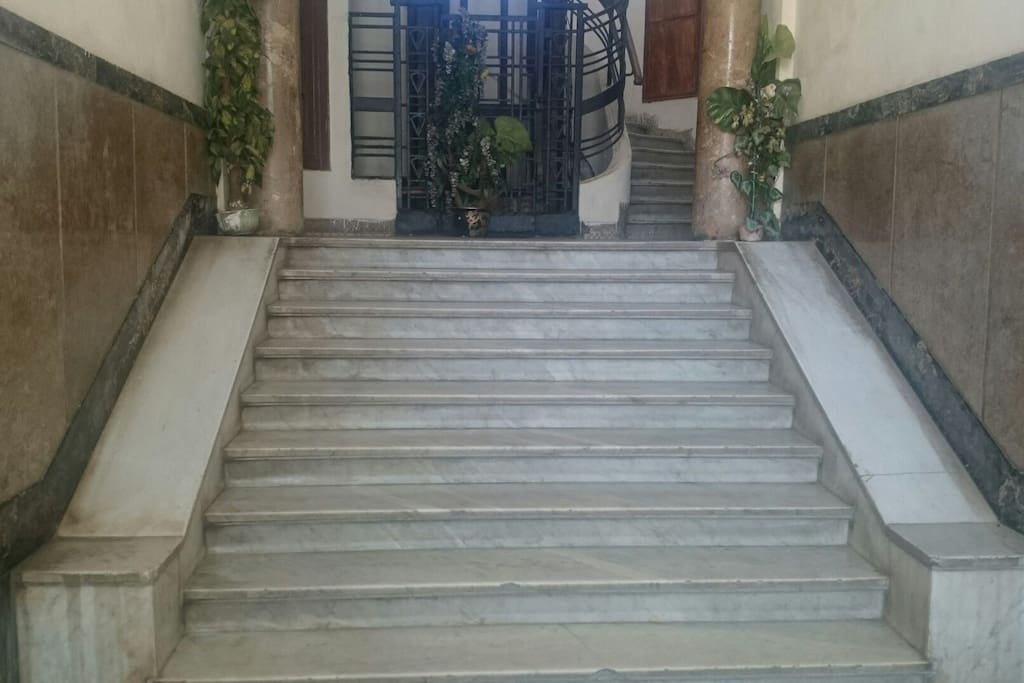 Allée de l'immeuble