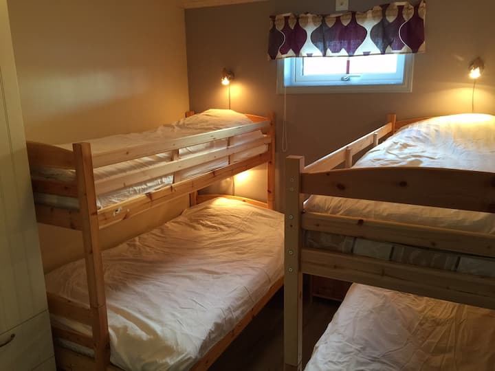 Bedroom with two bunk 
beds