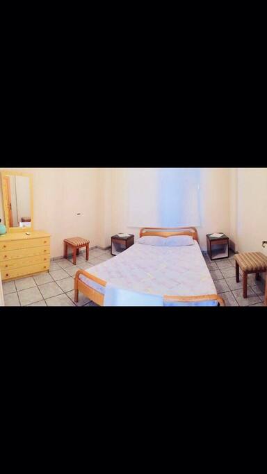 Bedroom with king bed
