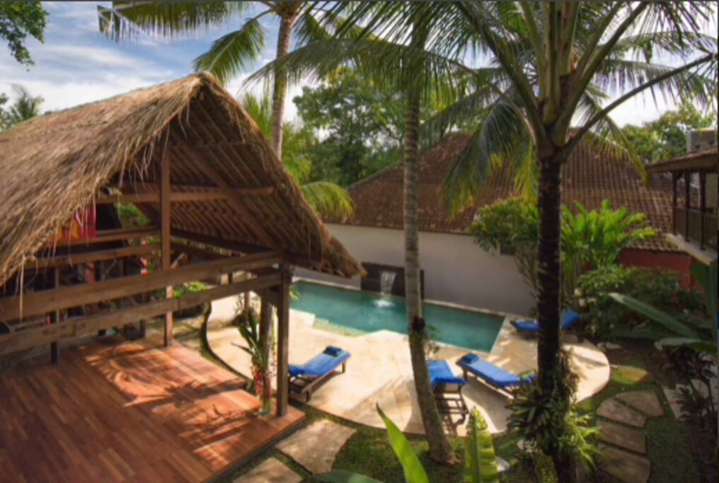 Our beautiful new Yoga Shala at the center of the Sanctuary