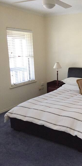 Main bedroom opens to balcony