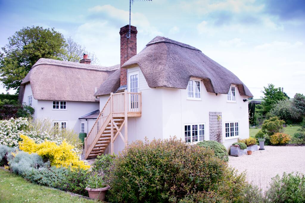 Rear of Cottage with private entrance to B & B