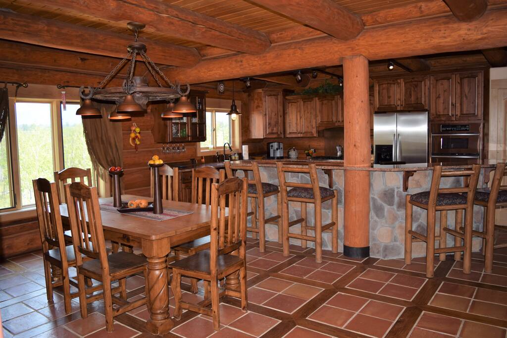 This gorgeous kitchen has everything you will need for your stay and much more!
