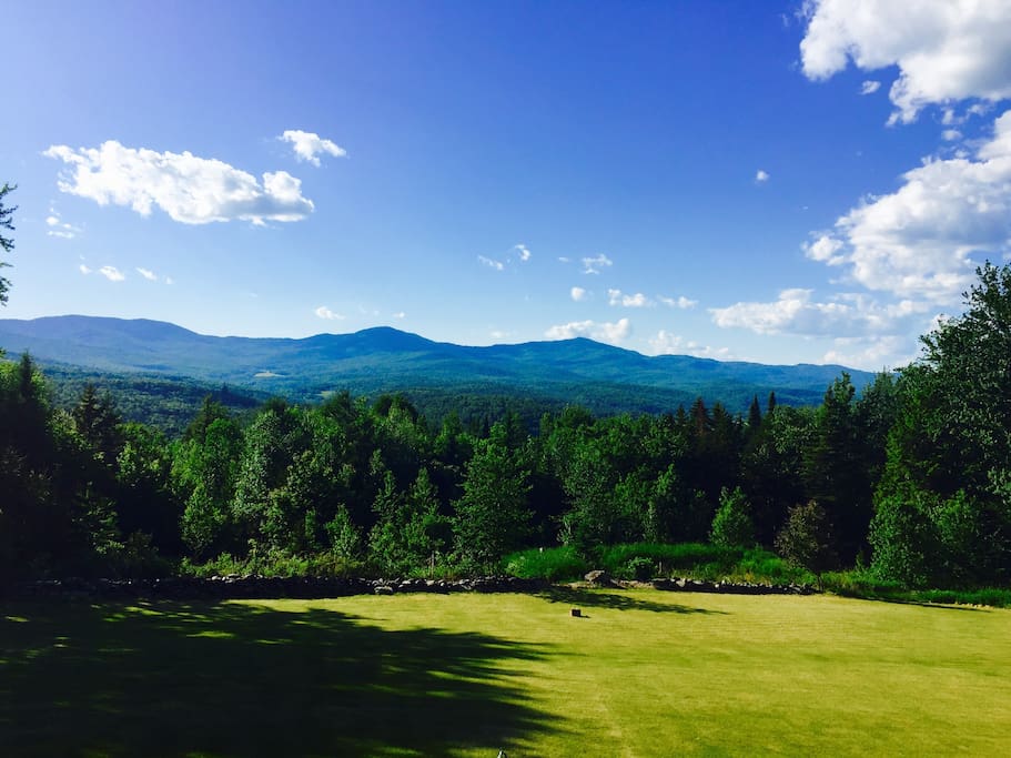 Summer view- The view from both bedrooms