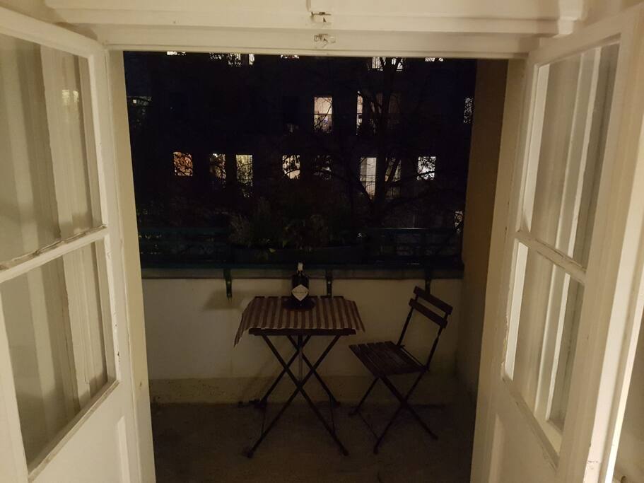 The Balcony in the bedroom