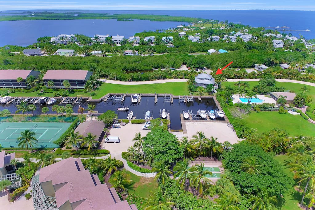 The only single family home in the upscale Bocilla Island Club community