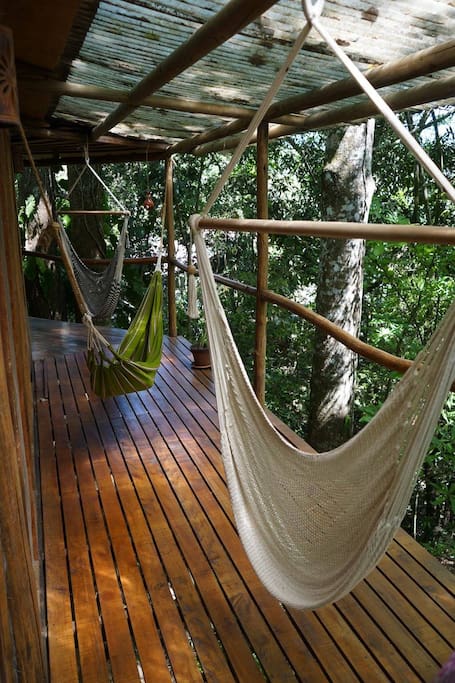 Wrap around deck