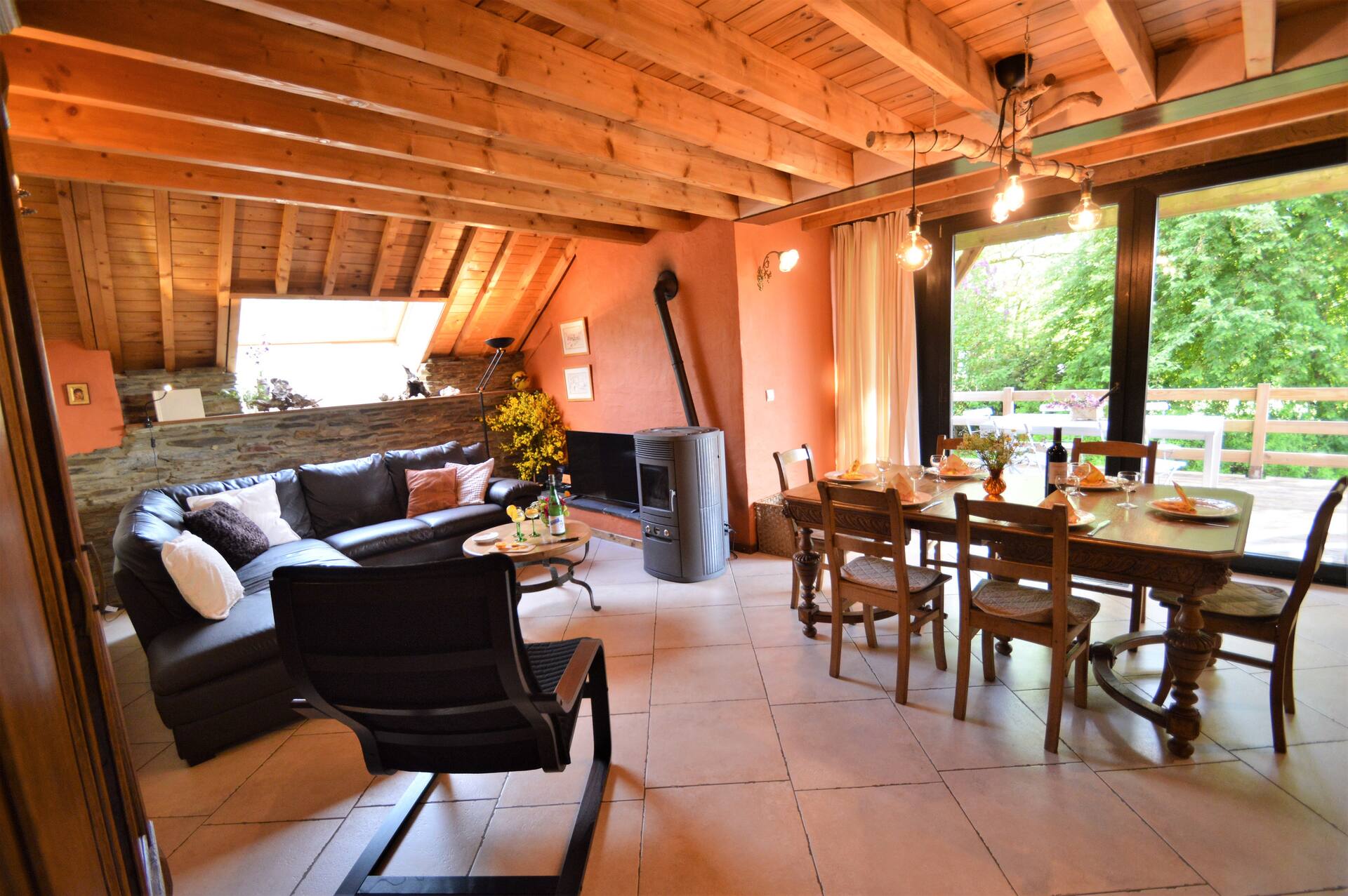 Eco Ardennes clearing cottages, ping-pong: Liteau