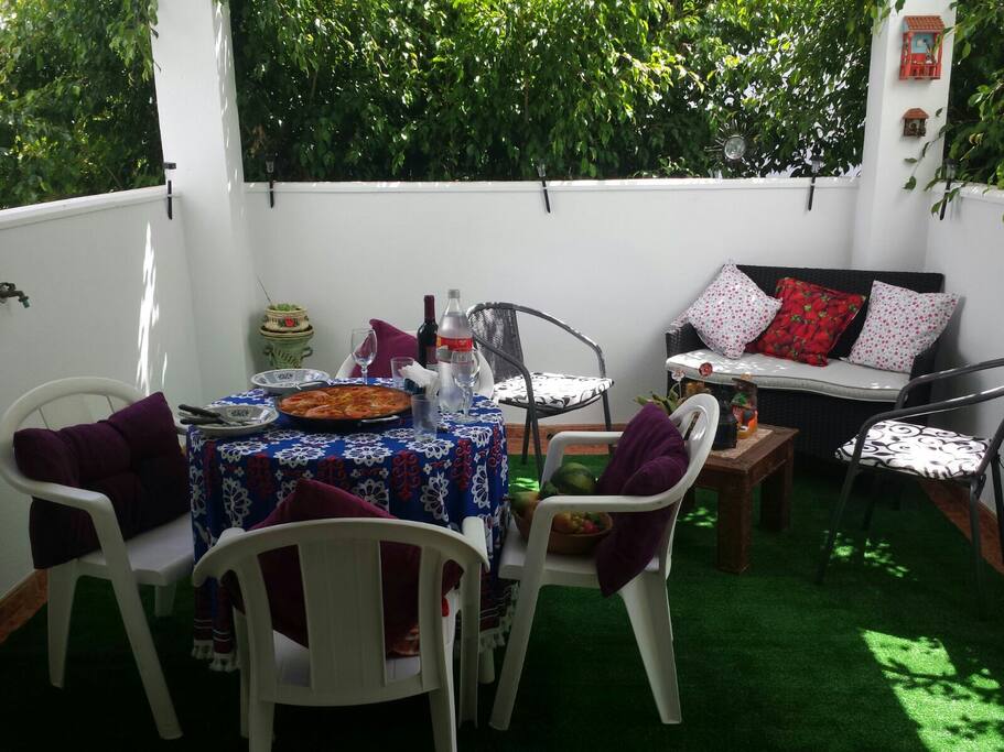 Terraza cubierta