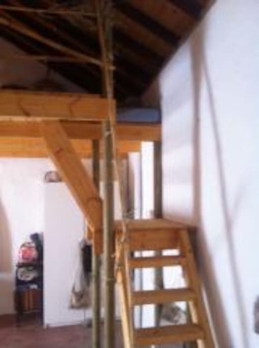 Stairs to the upper room