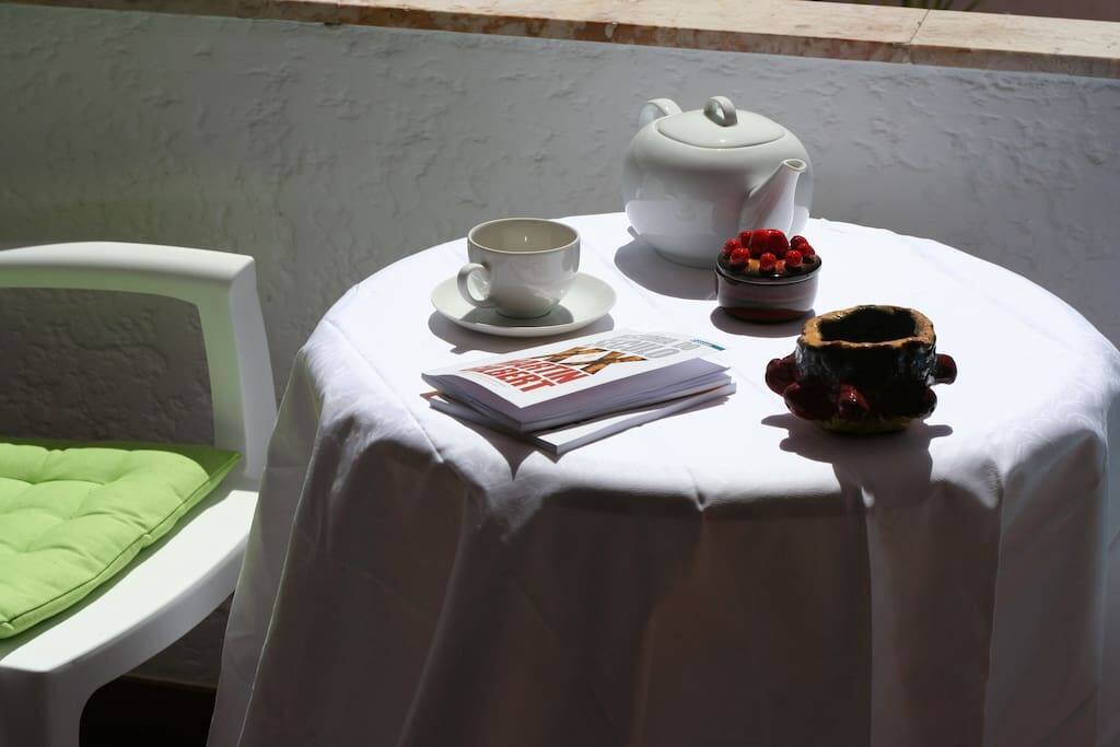 Coffee outside