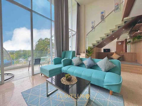 Royal Penthouse Jacuzzi 2BR | Art Deco | near Dago