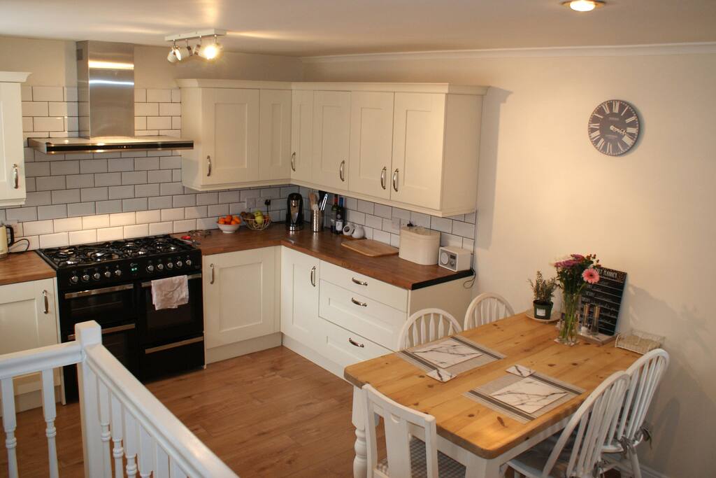 Shared kitchen.