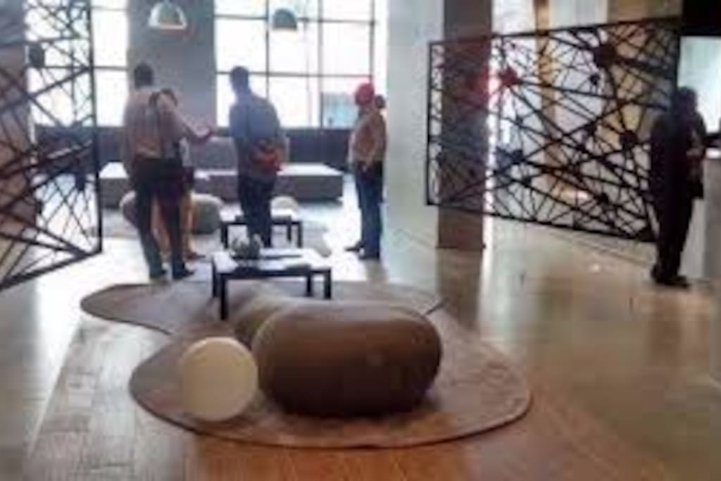 The lobby.