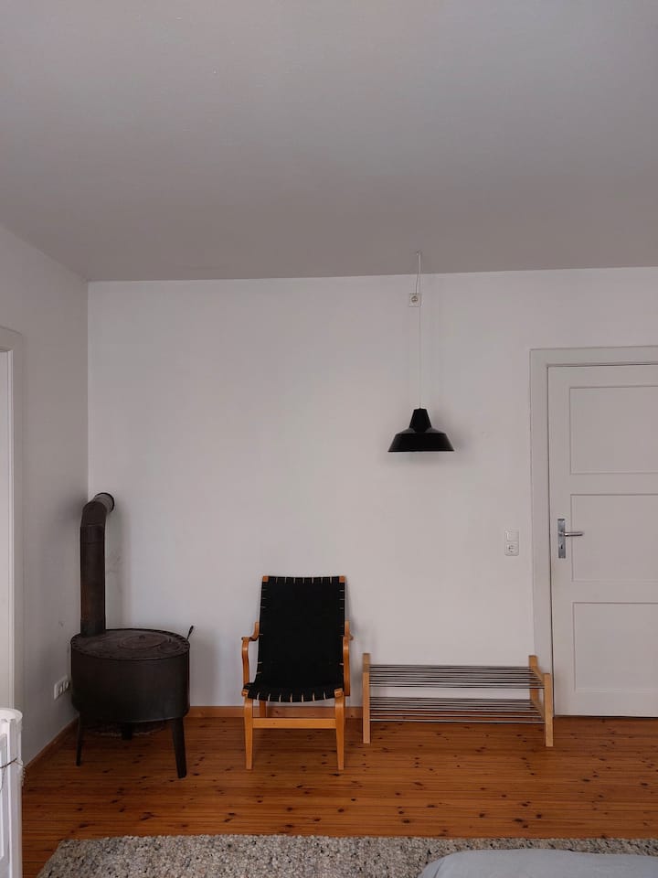 O forno no quarto da frente
