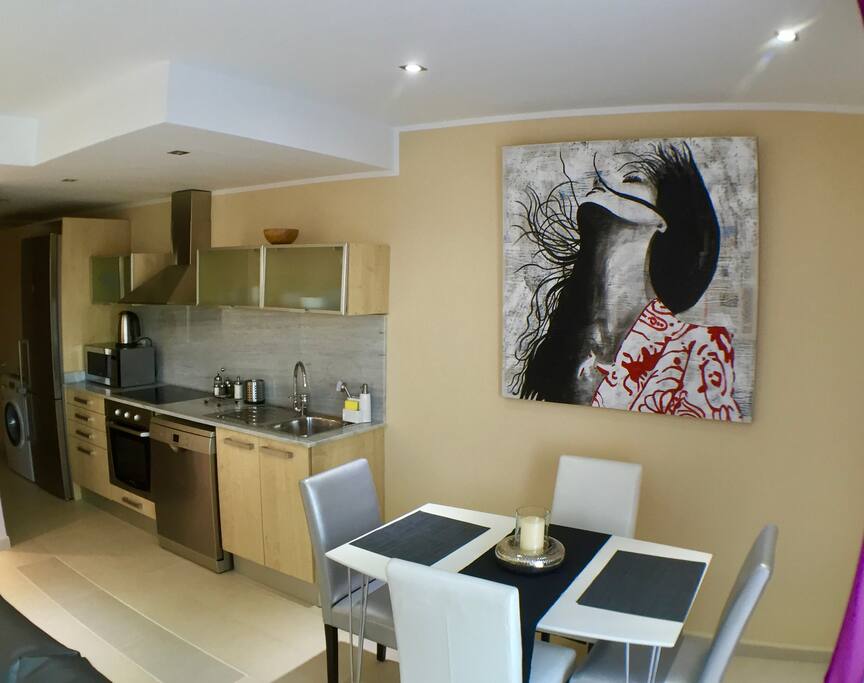 Kitchen and dining room